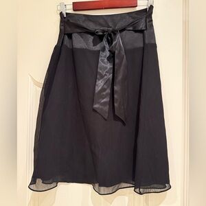 Moda International Black A-Line Skirt